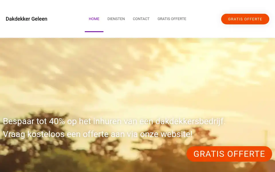 Screenshot of dakdekkergeleen.com