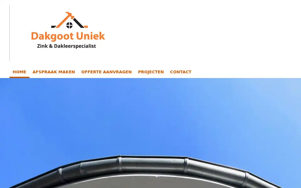 Screenshot of dakgootuniek.nl