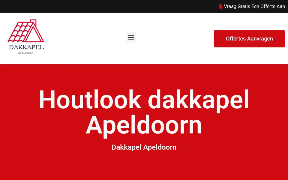 Screenshot of dakkapelapeldoorn.com