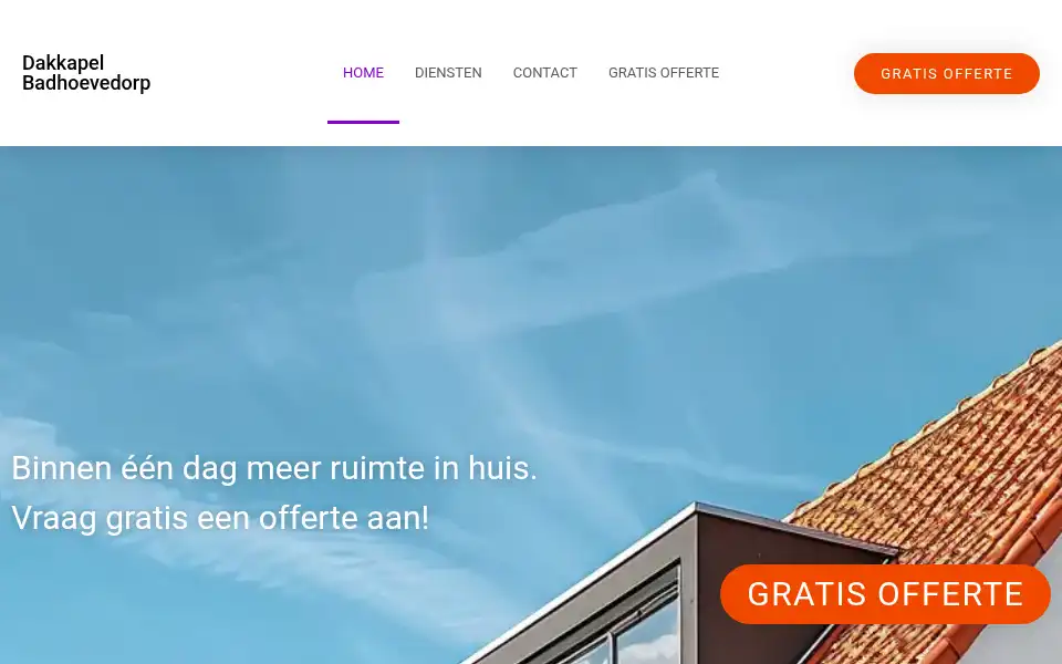 Screenshot of dakkapelbadhoevedorp.com