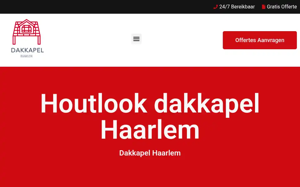Screenshot of dakkapelhaarlem.com