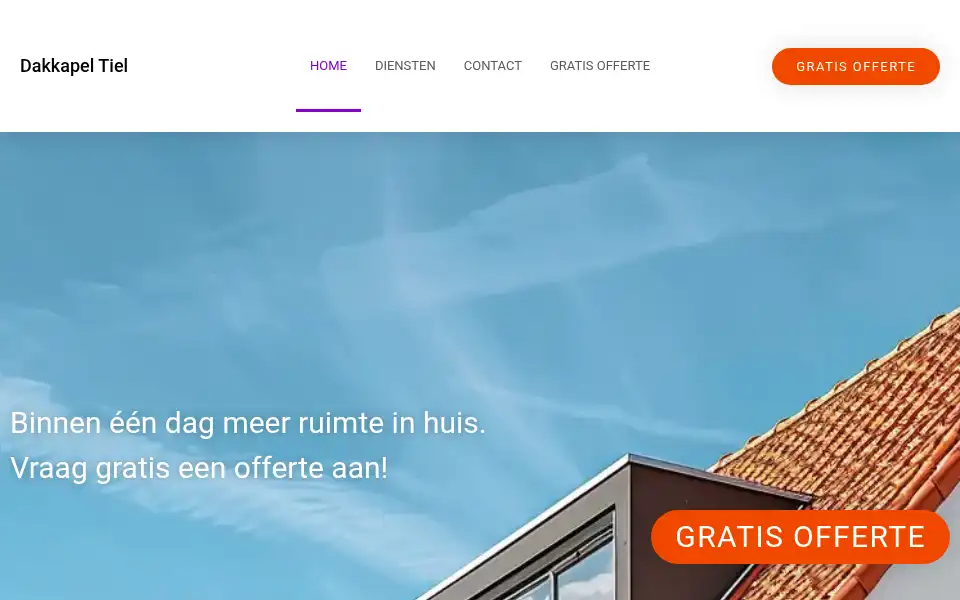 Screenshot of dakkapeltiel.com