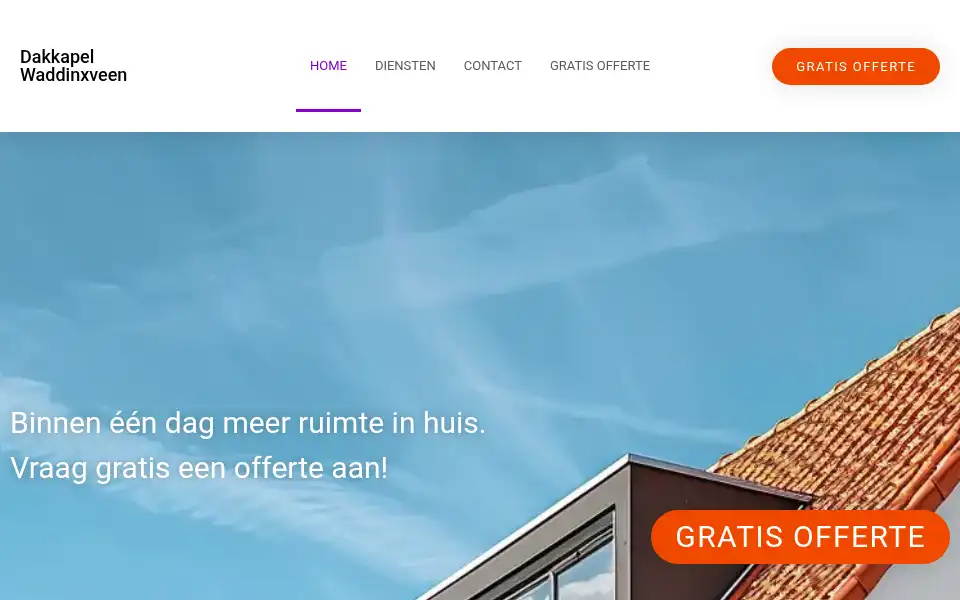 Screenshot of dakkapelwaddinxveen.com