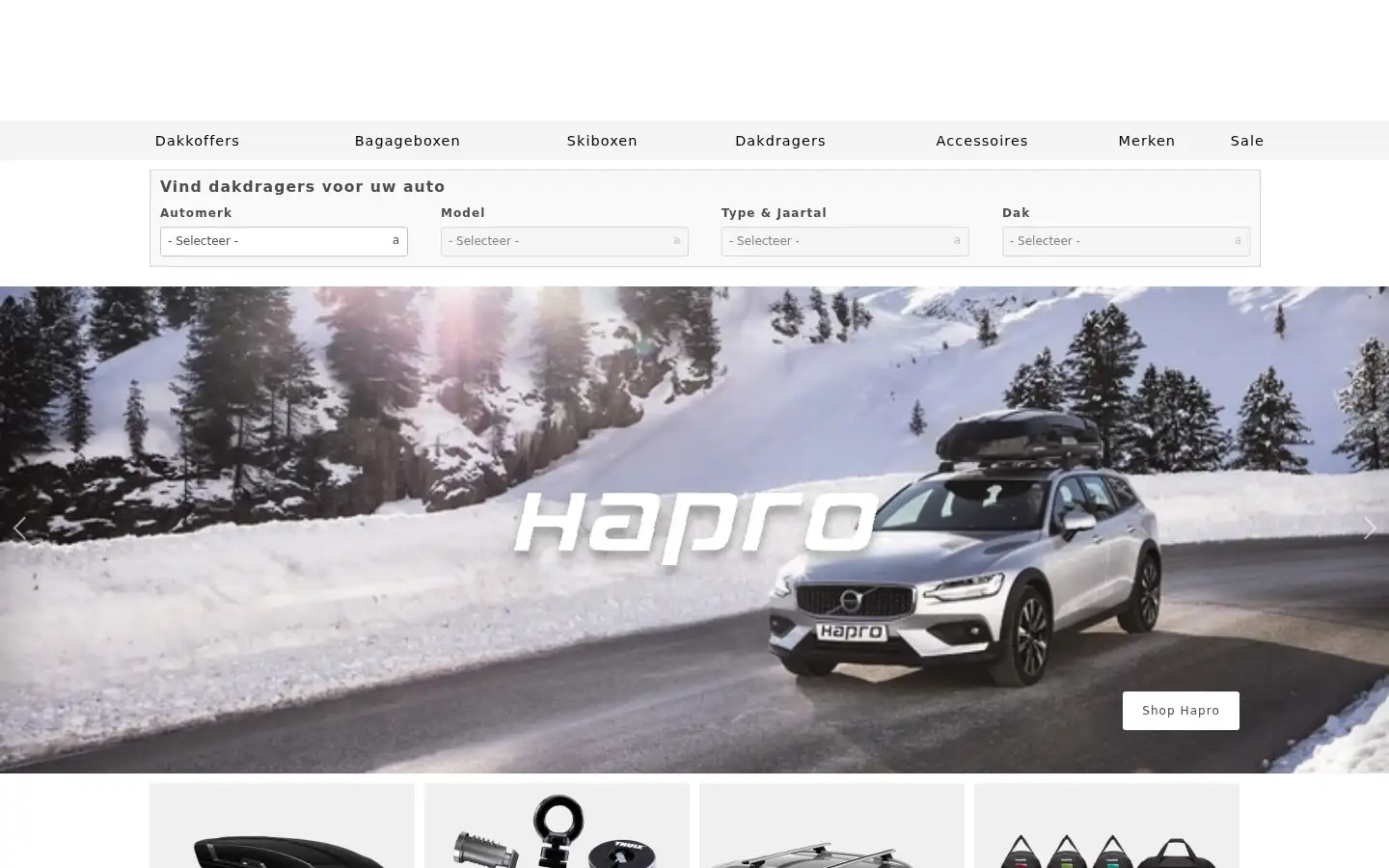 Screenshot of dakkofferstore.com