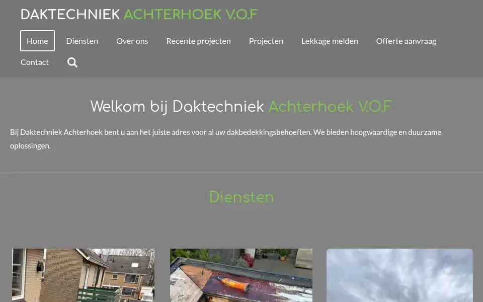 Screenshot of daktechniekachterhoek.nl