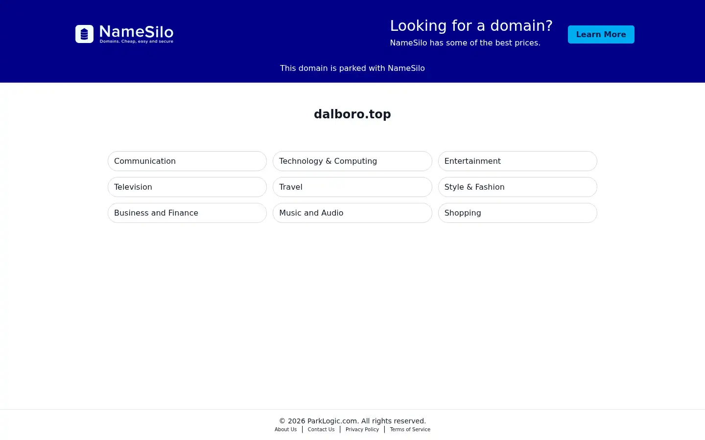 Screenshot of dalboro.top