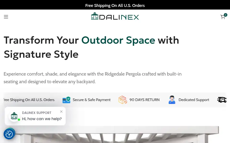 Screenshot of dalinex.com