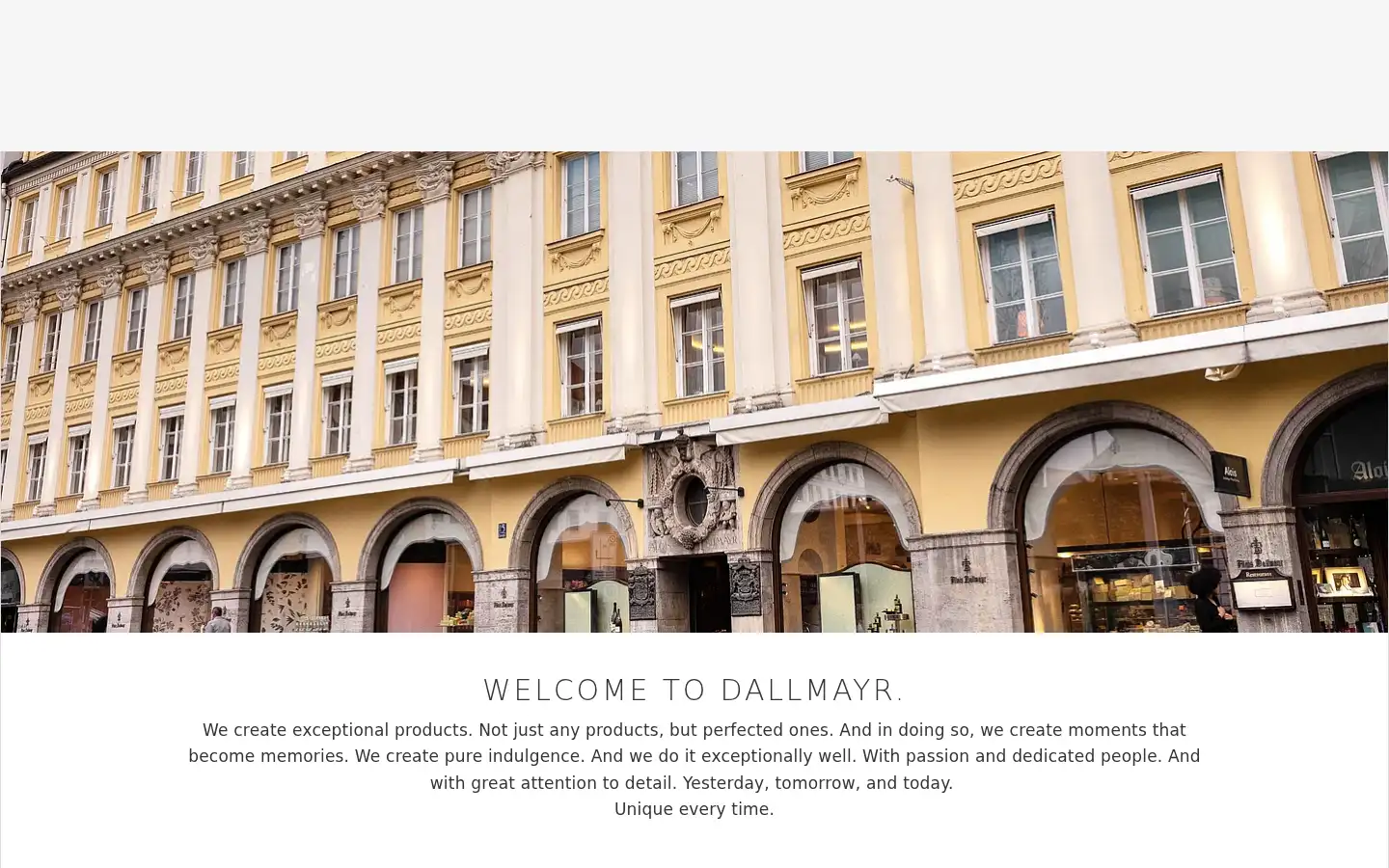 Screenshot of dallmayr.com