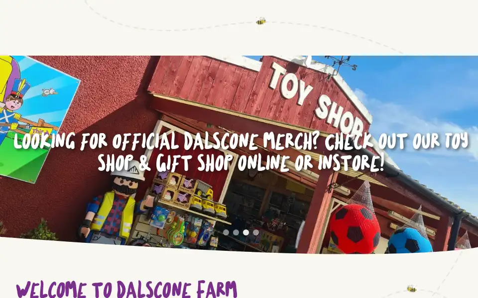 Screenshot of dalsconefarmfun.co.uk