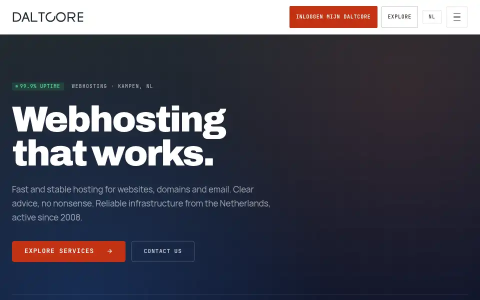 Screenshot of daltcore.com