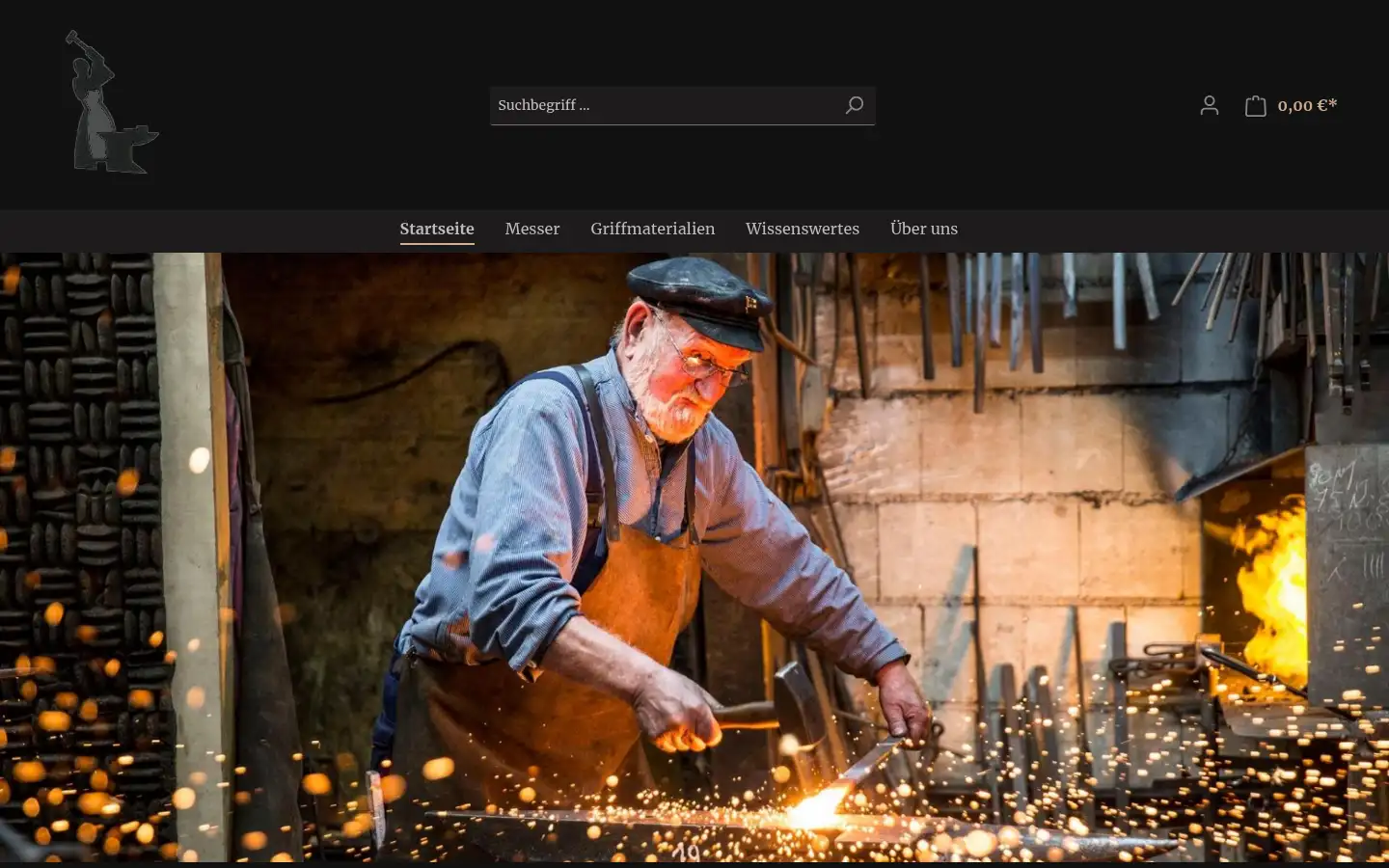 Screenshot of damastschmiede.com