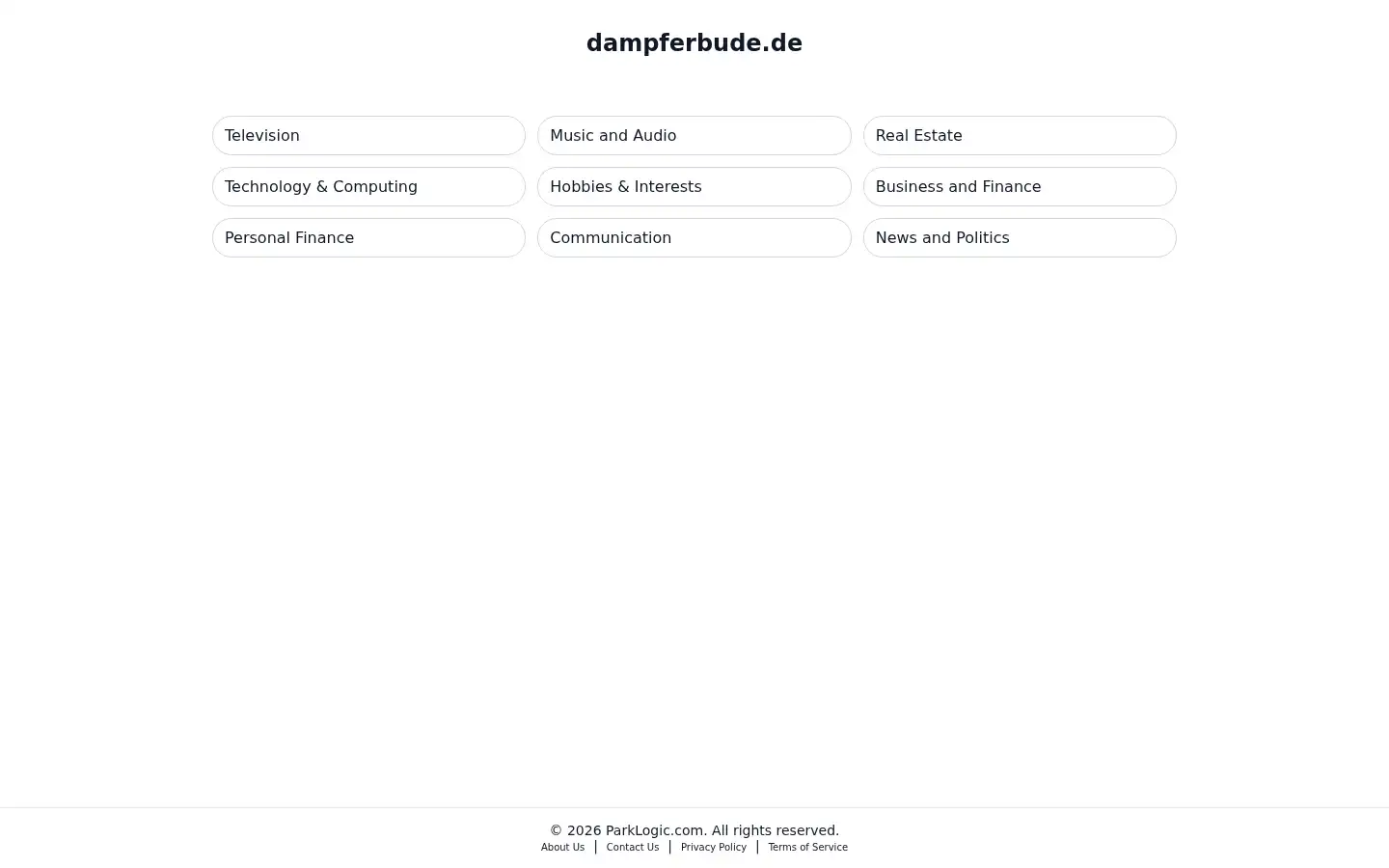 Screenshot of dampferbude.de