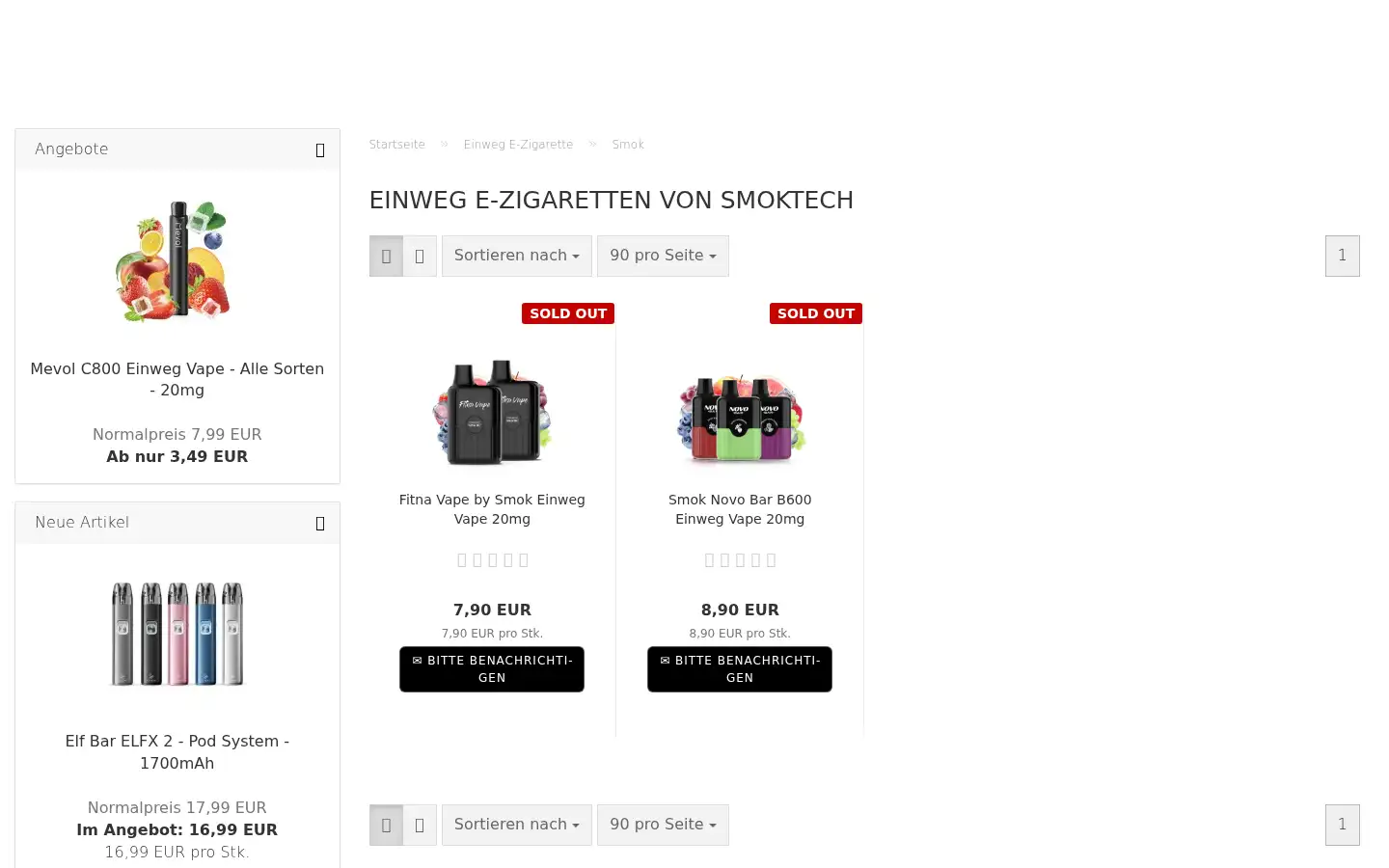 Screenshot of dampflager.de