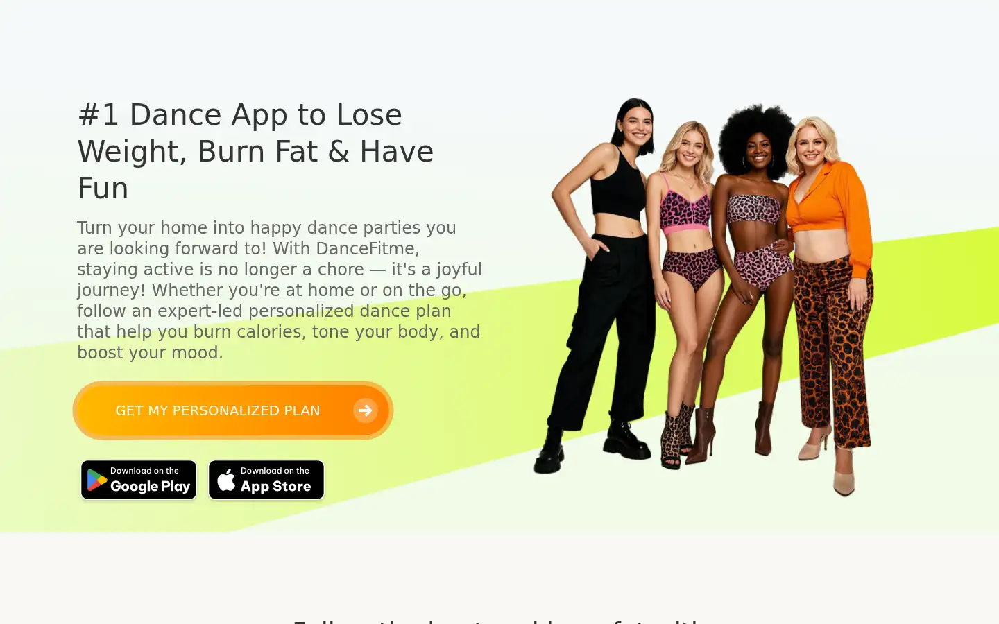 Screenshot of dancefit.me