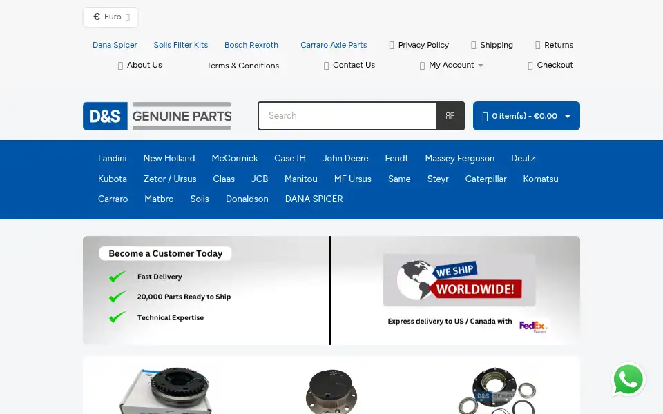 Screenshot of dands.ie