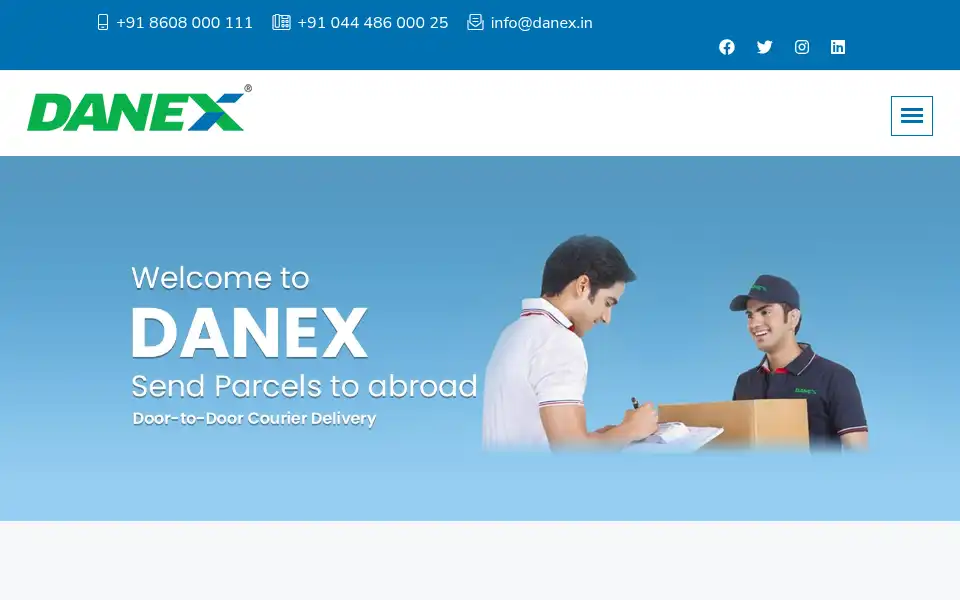 Screenshot of danex.in