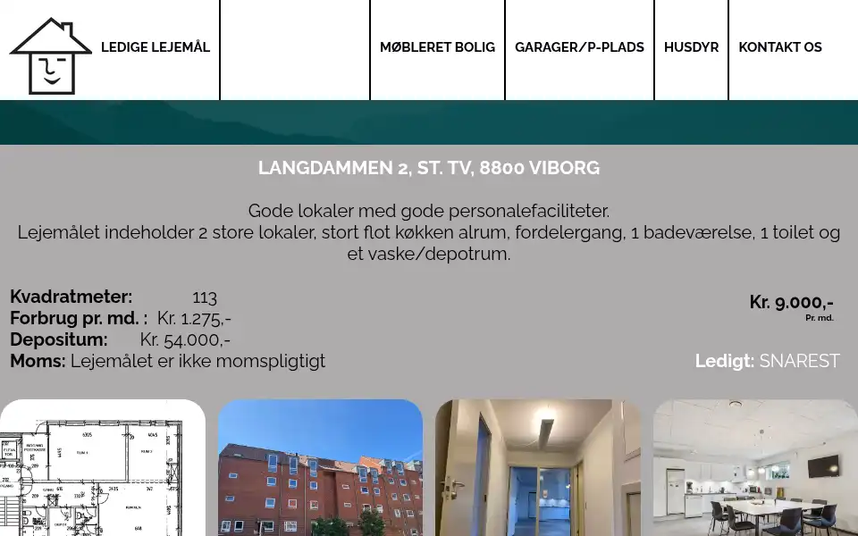 Screenshot of danhousing.dk