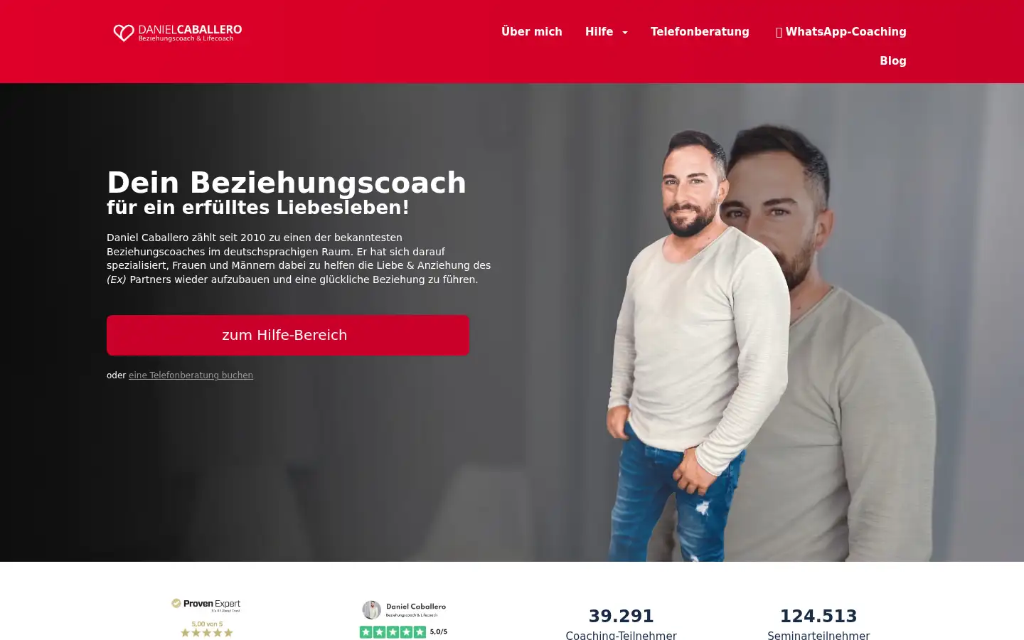 Screenshot of daniel-caballero.de