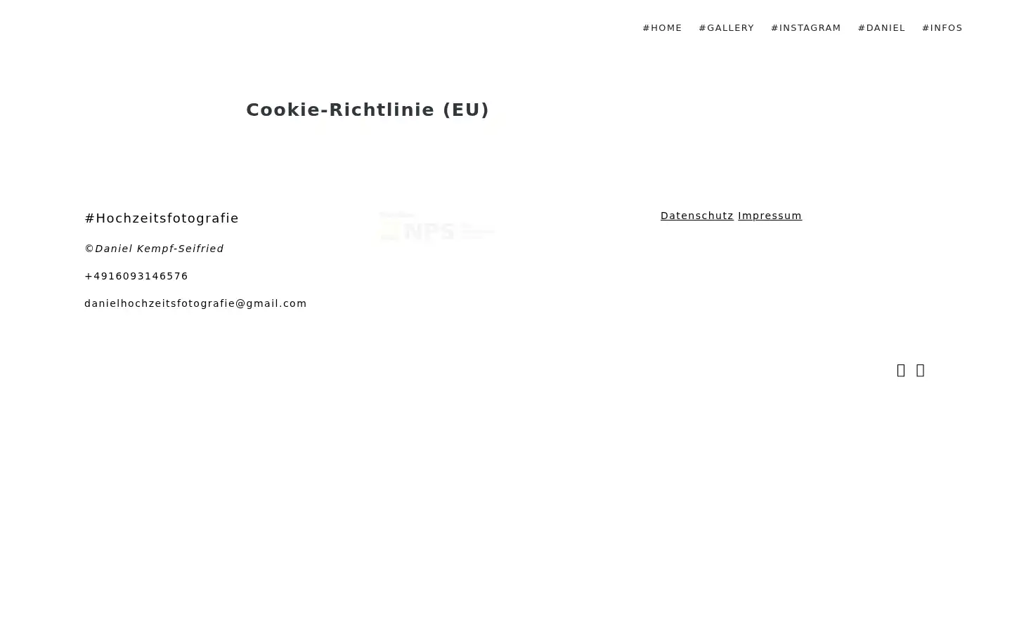 Screenshot of daniel-hochzeitsfotografie.de