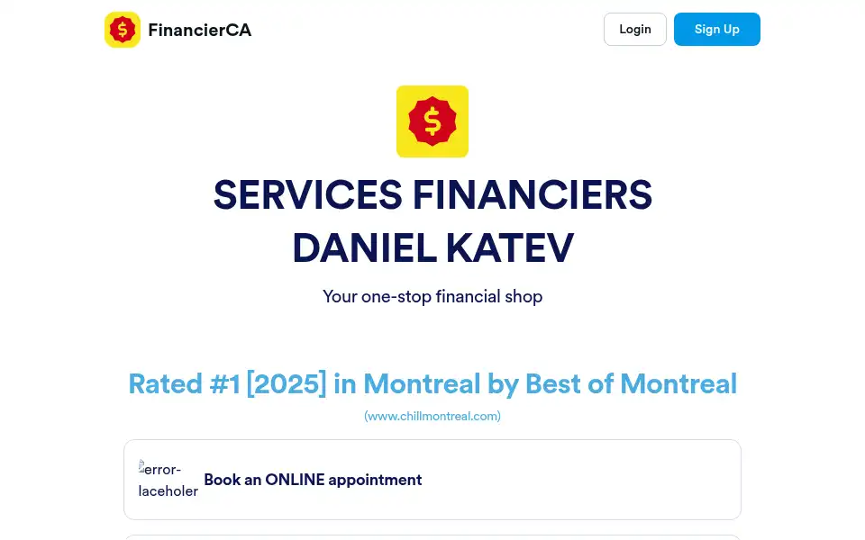 Screenshot of danielkatev.com