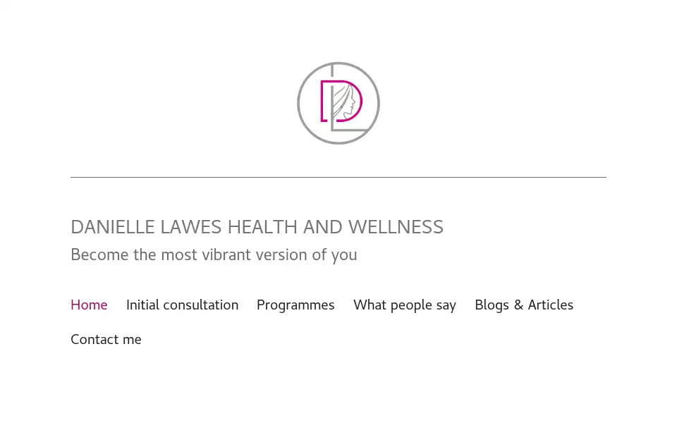Screenshot of daniellelaweshealth.com