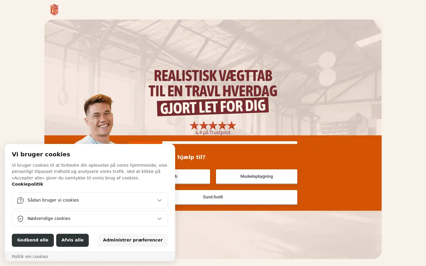 Screenshot of danielsteffensen.dk
