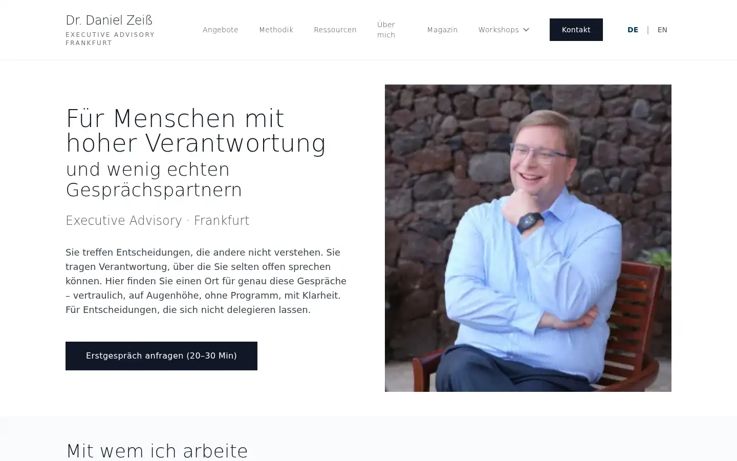 Screenshot of danielzeiss.com