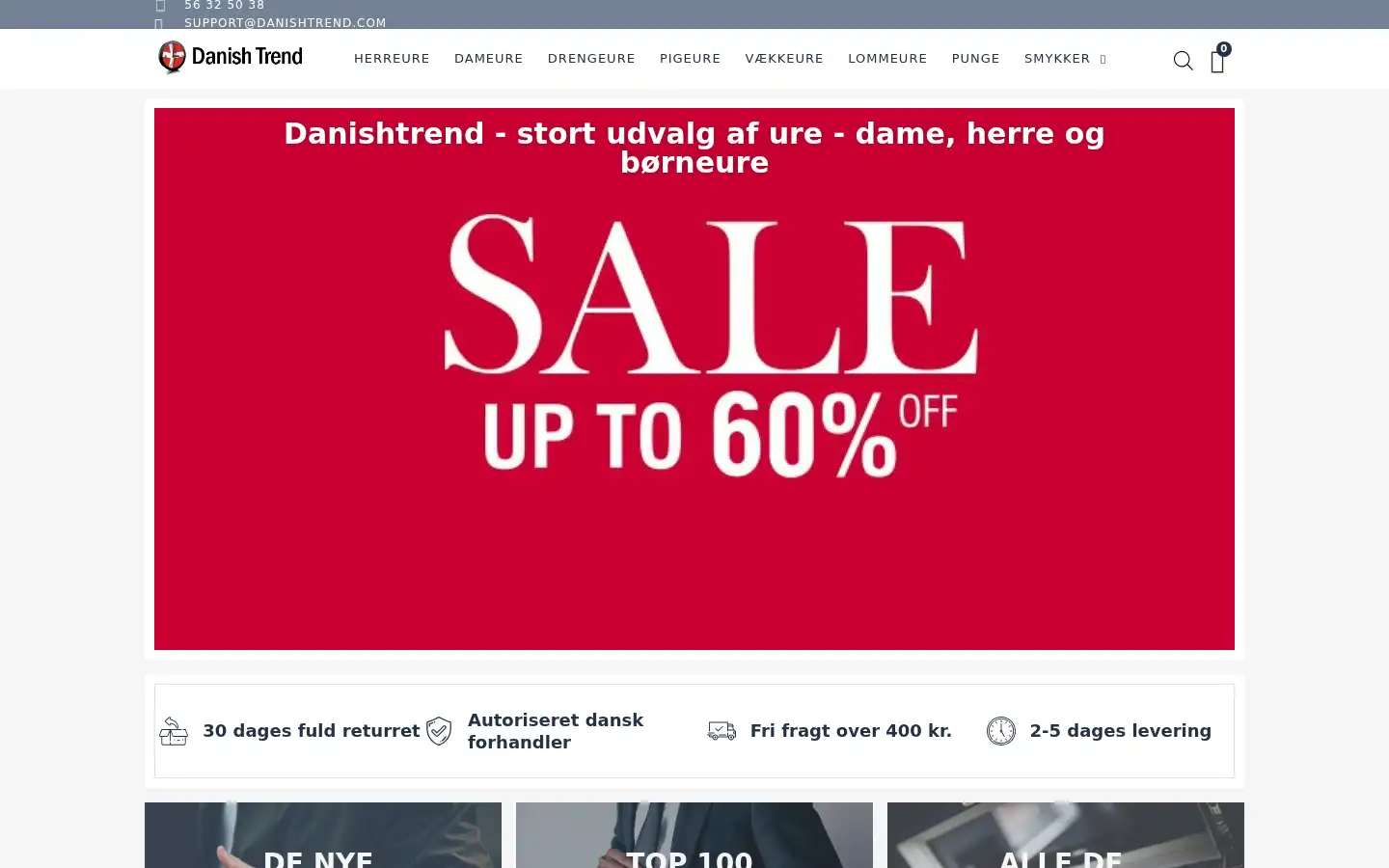 Screenshot of danishtrend.com