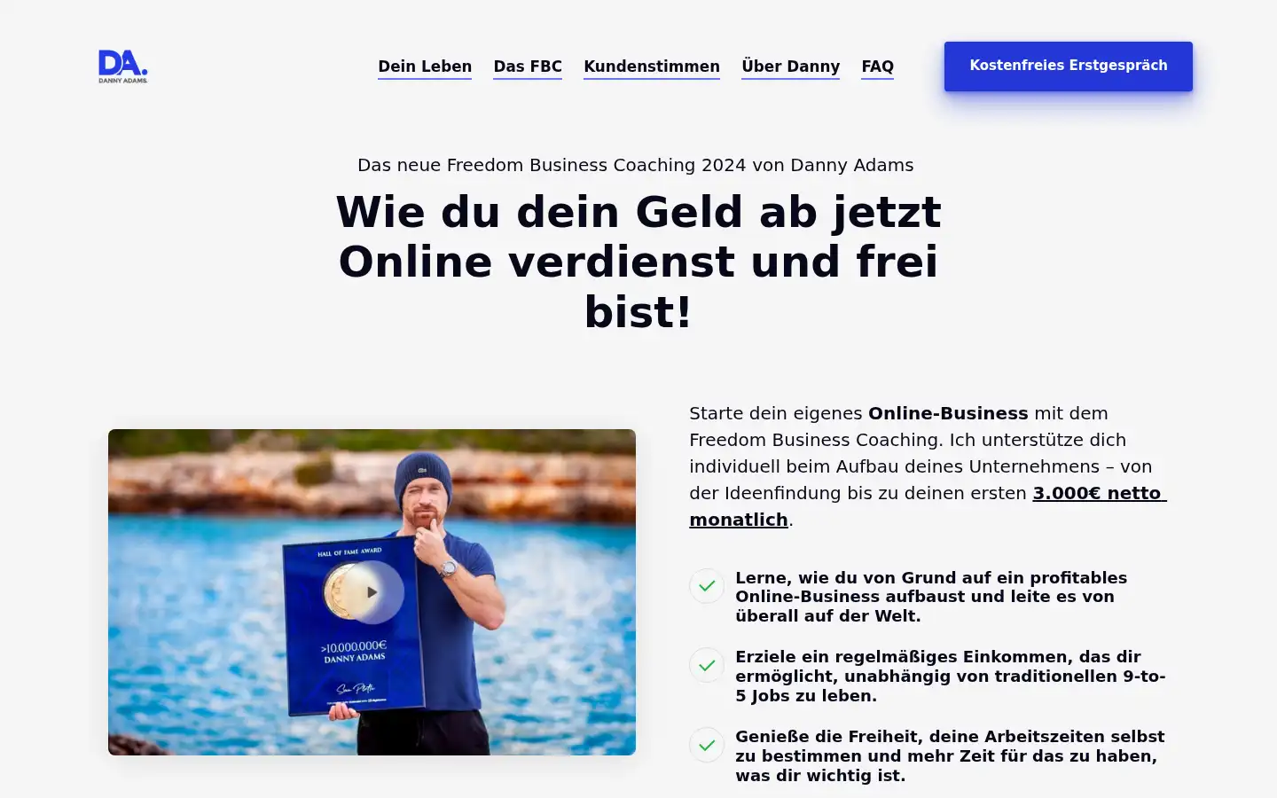Screenshot of danny-adams.com