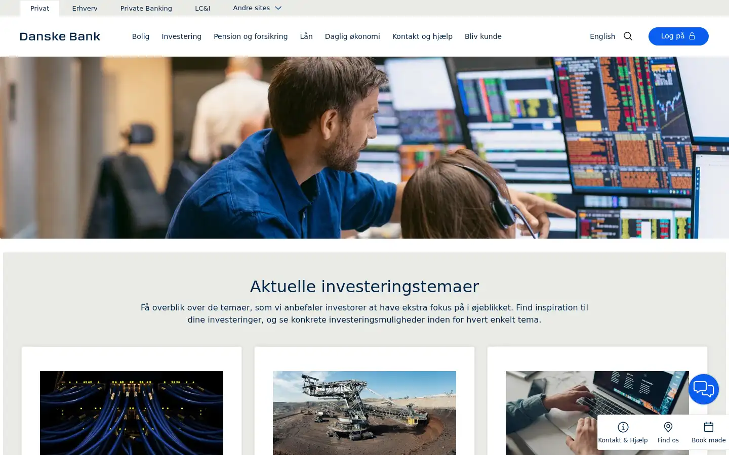 Screenshot of danskebank.dk