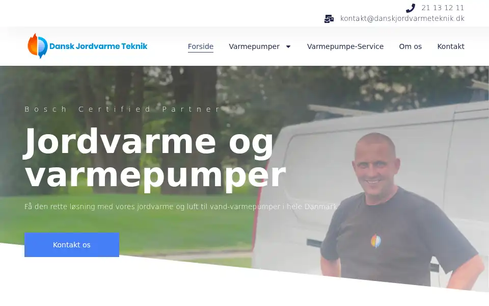 Screenshot of danskjordvarmeteknik.dk