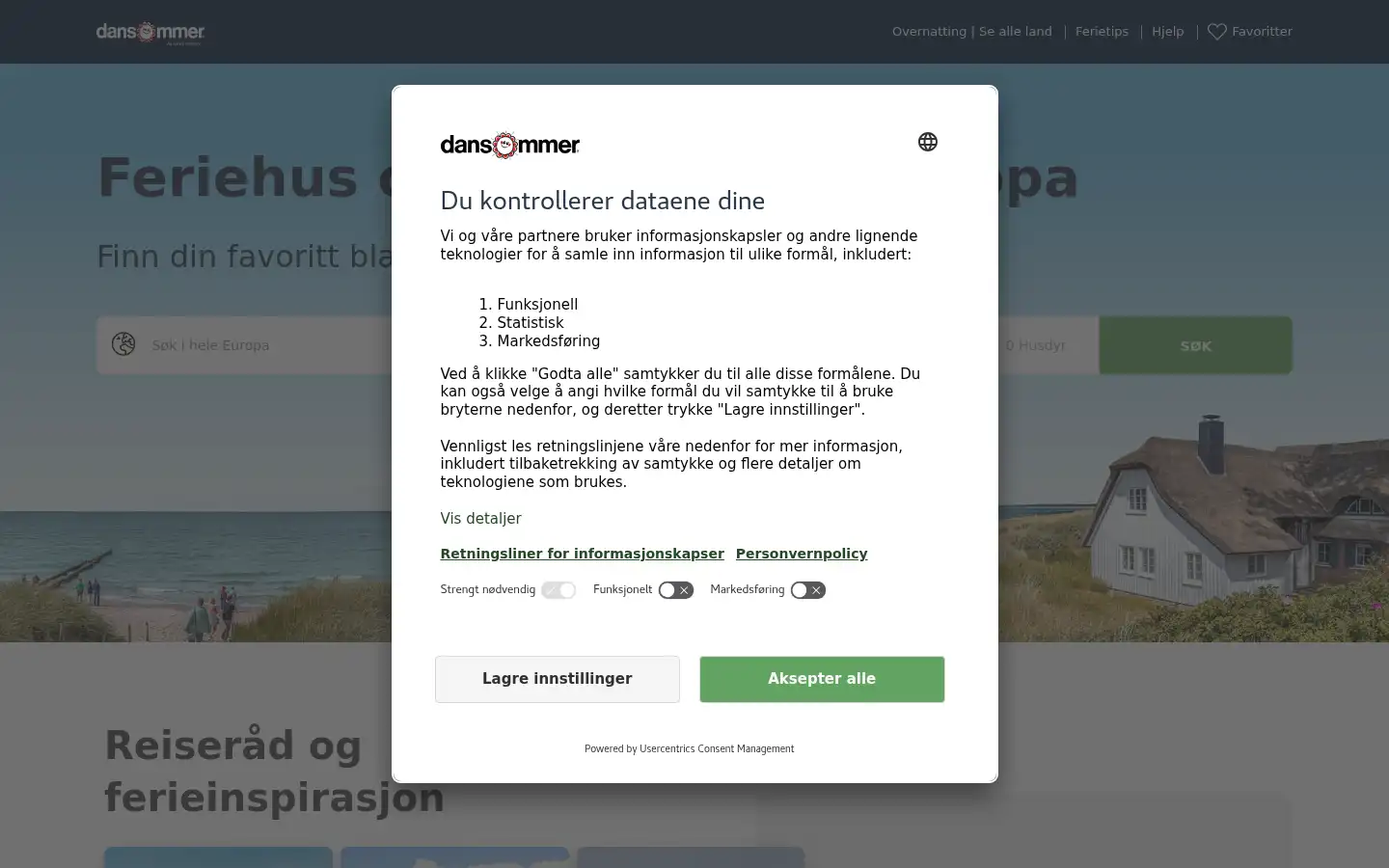 Screenshot of dansommer.de
