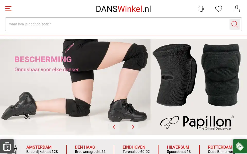 Screenshot of danswinkel.nl