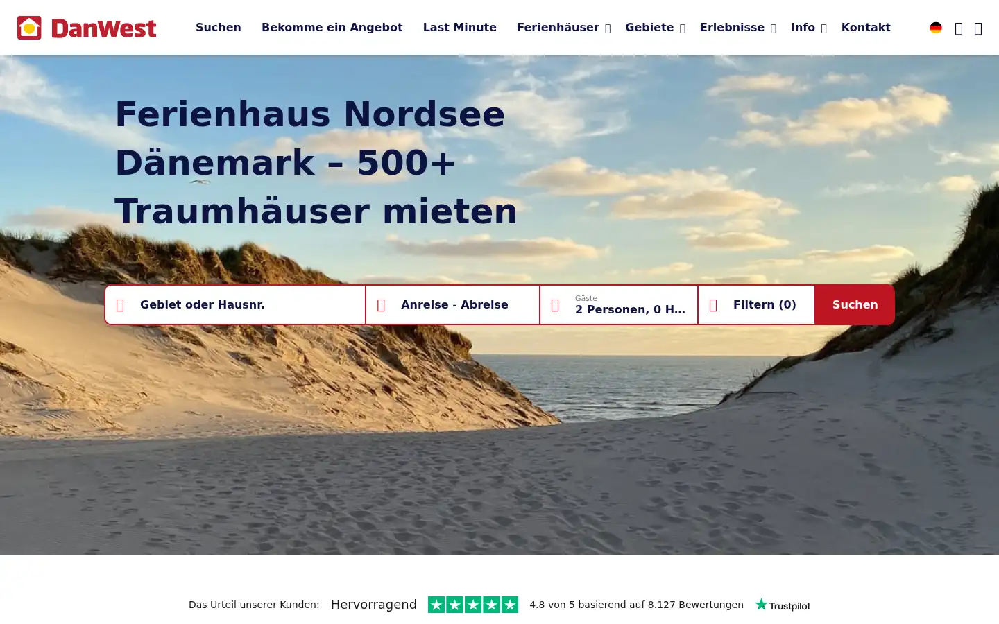 Screenshot of danwest.de