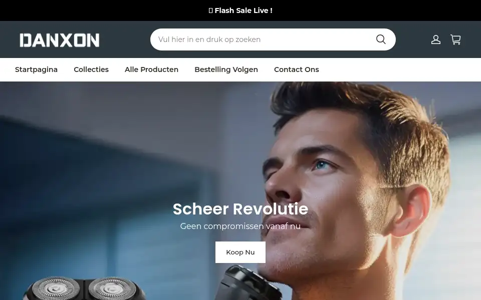 Screenshot of danxon-nl.com