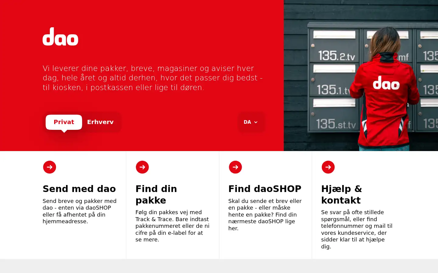 Screenshot of dao.as