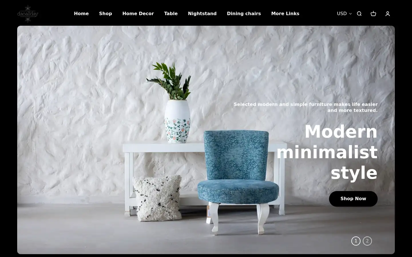 Screenshot of daoallday.com