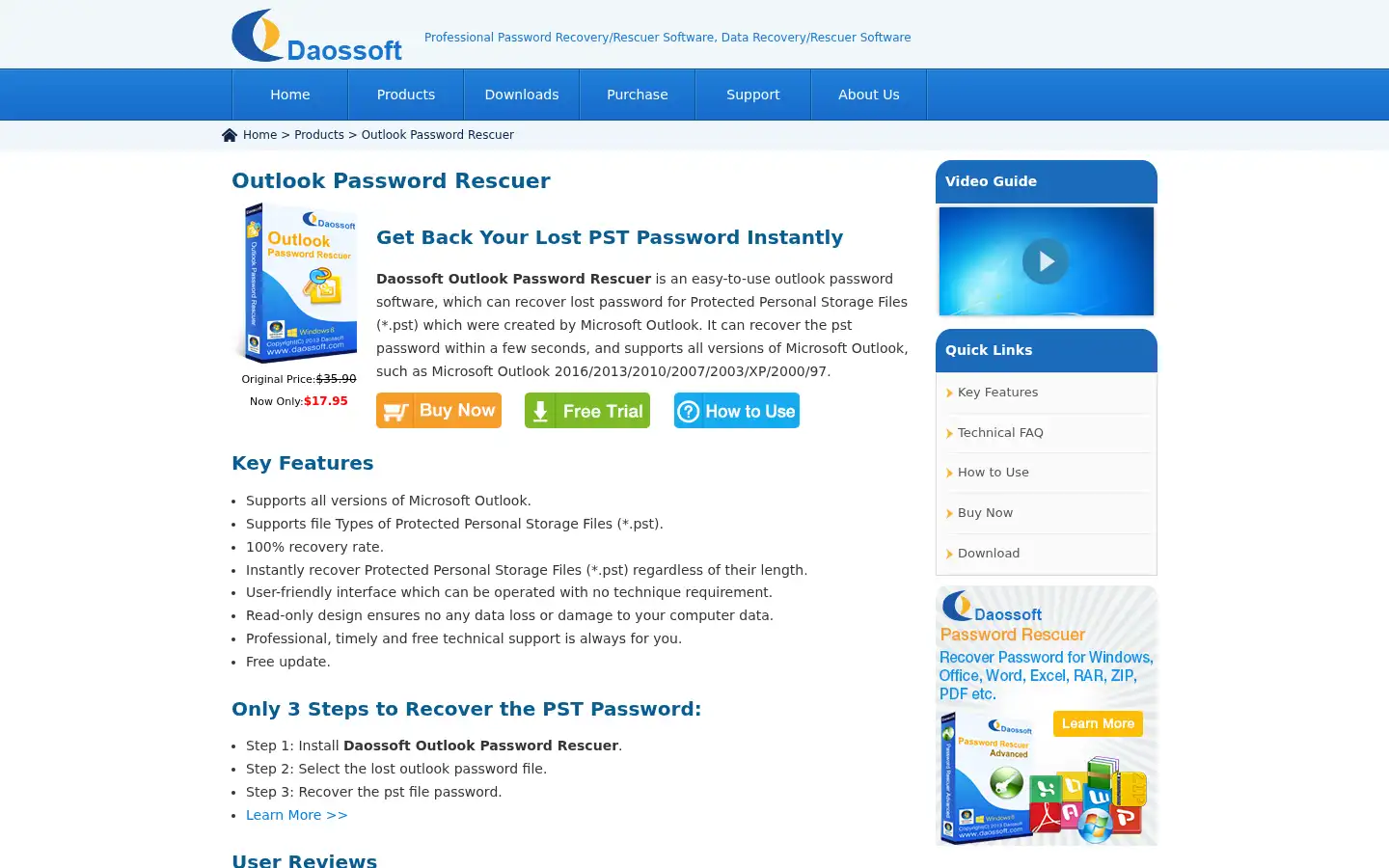 Screenshot of daossoft.com