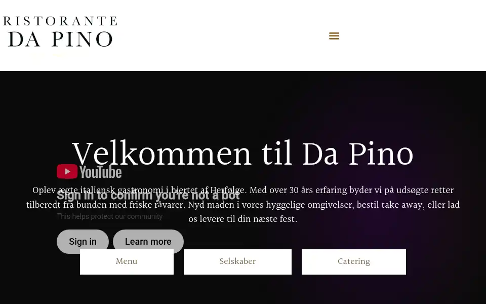 Screenshot of dapino.dk