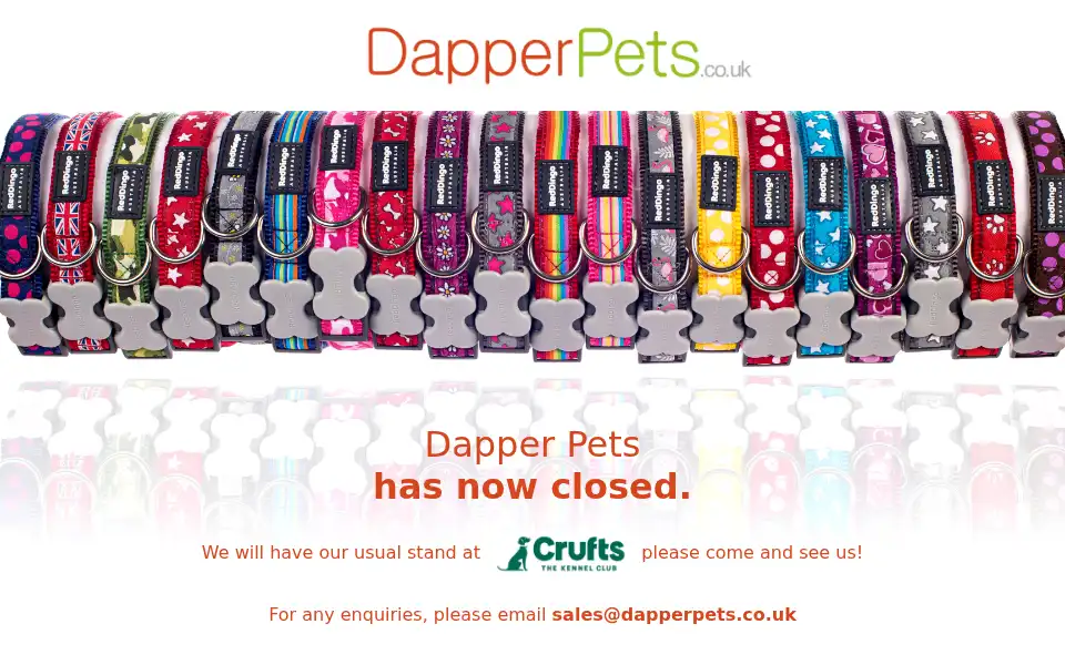Screenshot of dapperpets.co.uk