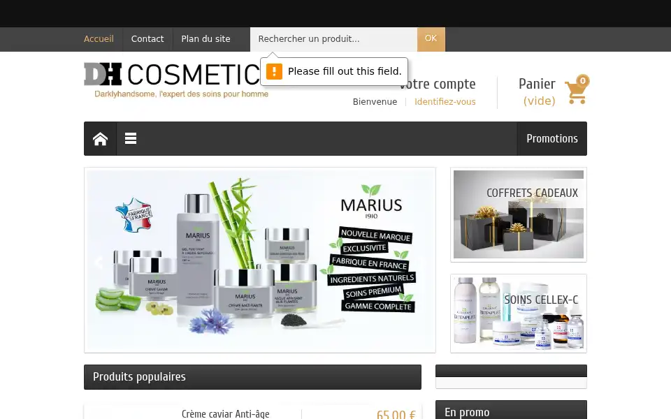Screenshot of darklyhandsome.com