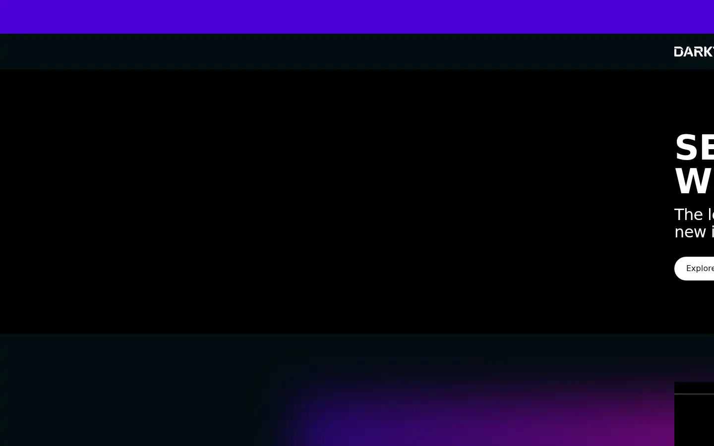 Screenshot of darktrace.com