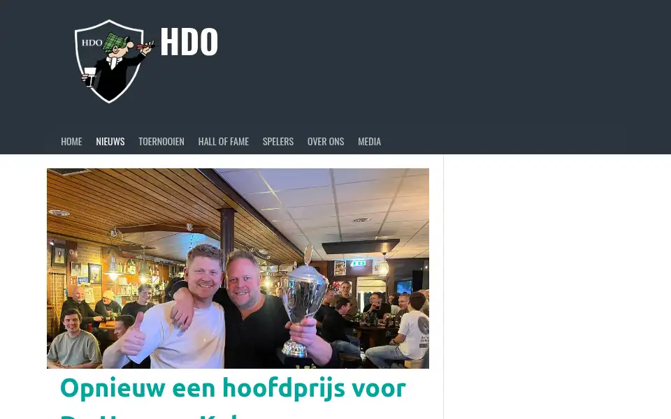Screenshot of dartshoevelaken.nl