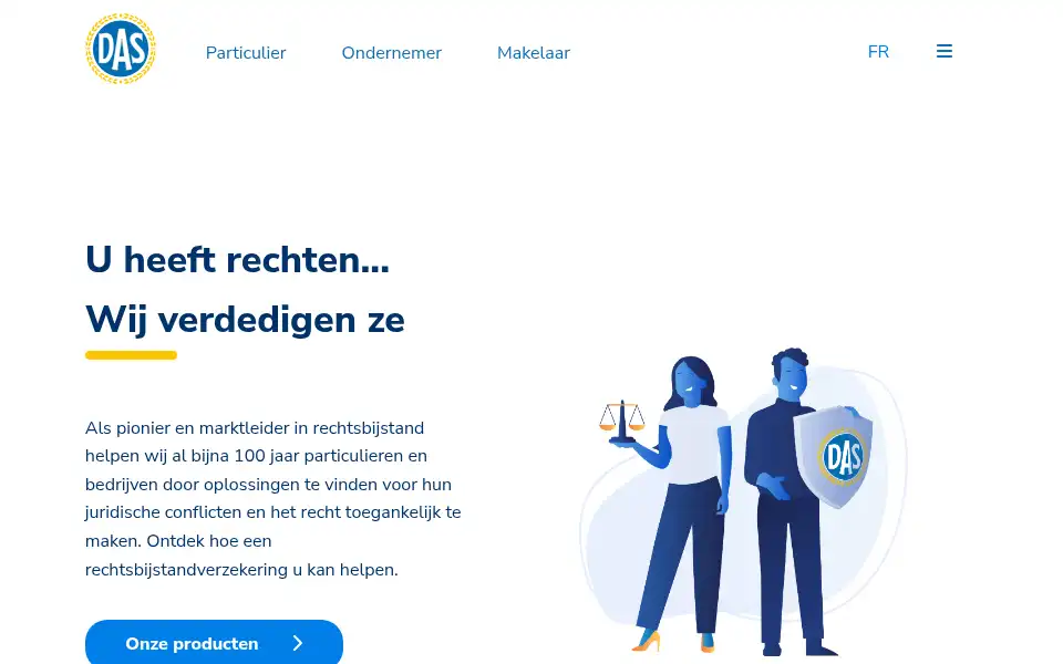 Screenshot of das.be