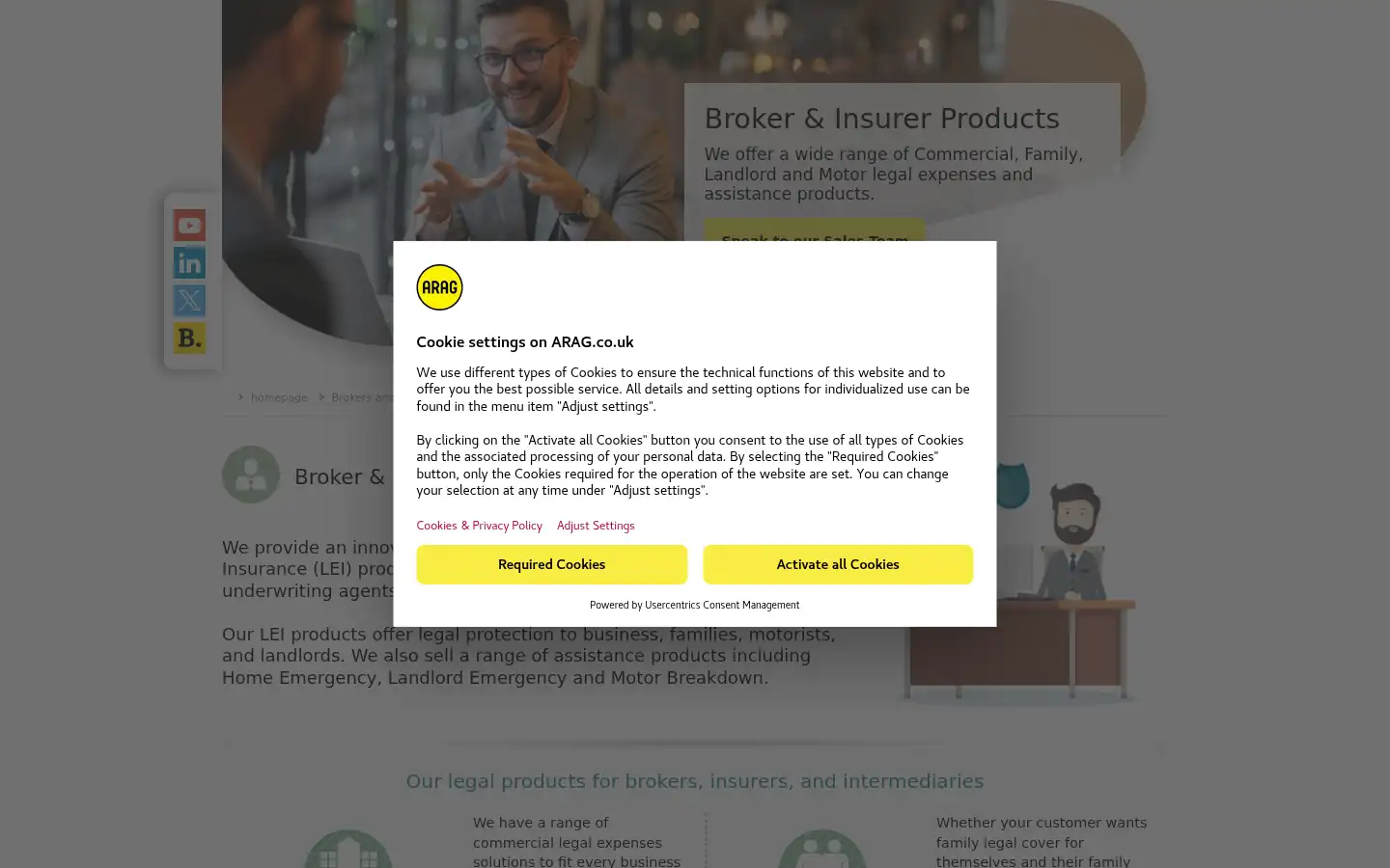 Screenshot of das.co.uk