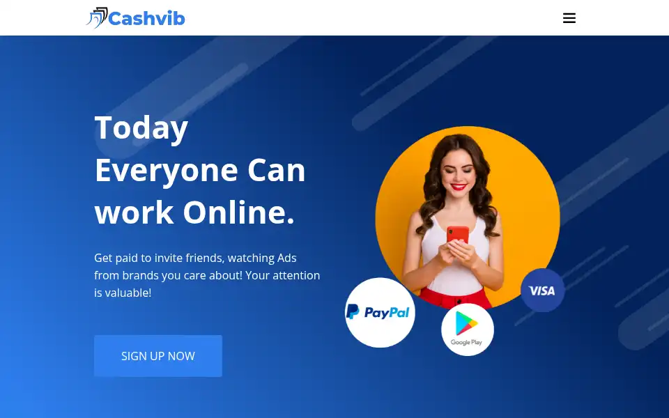 Screenshot of dashboard3.cashvib.com