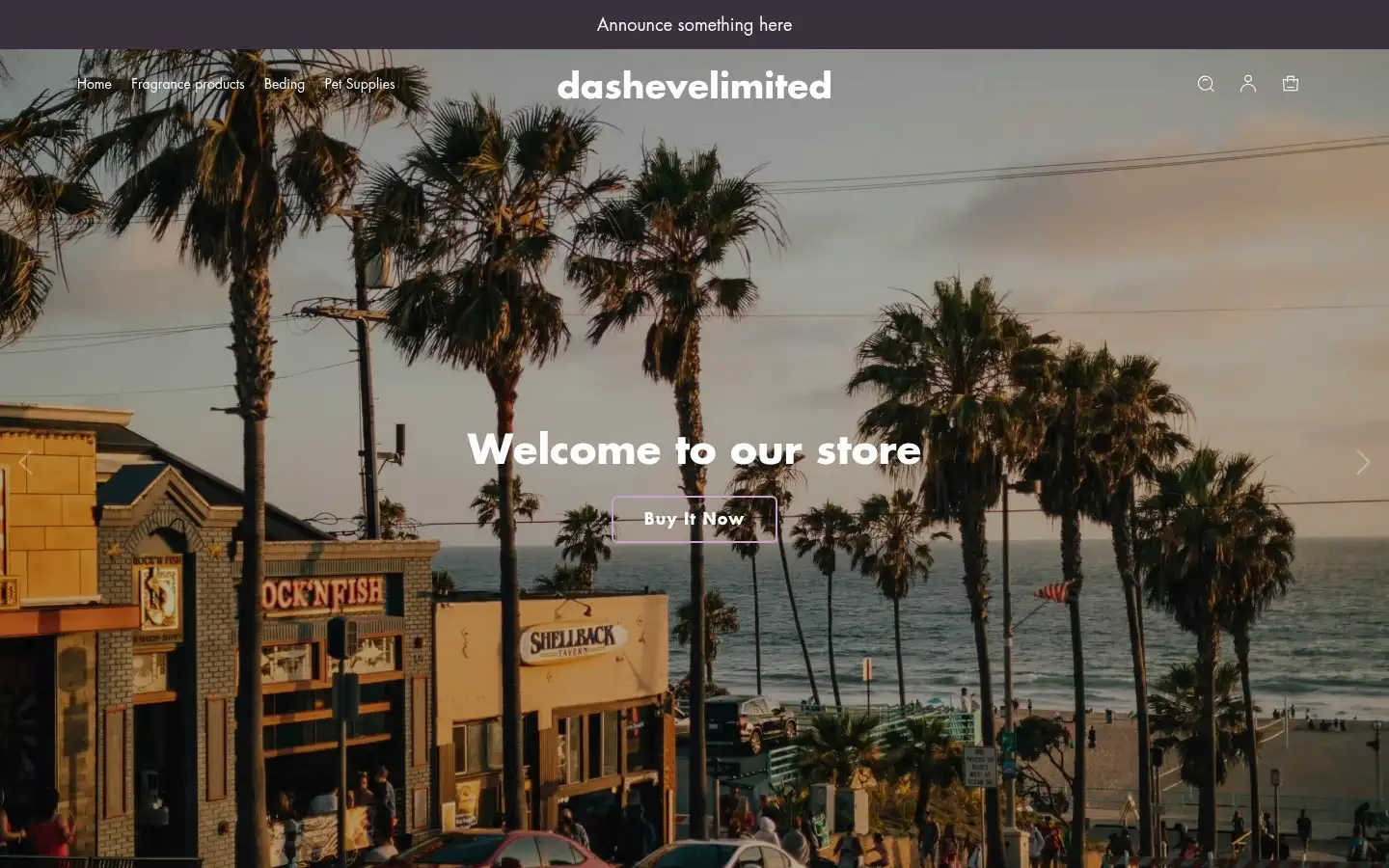 Screenshot of dashevelimited.com
