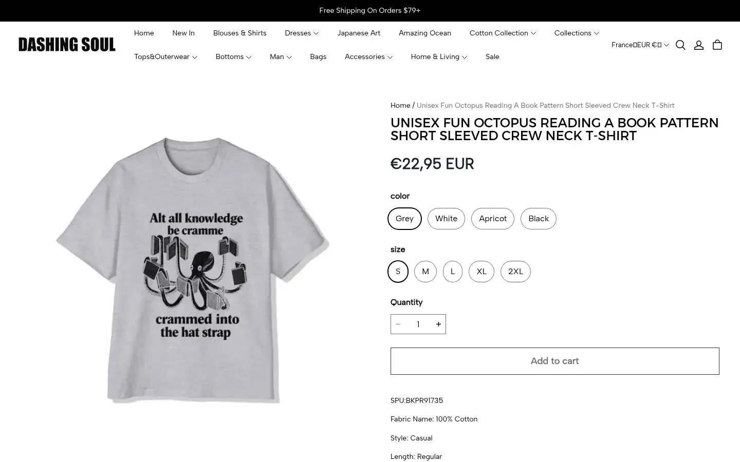 Screenshot of dashingsoul.com