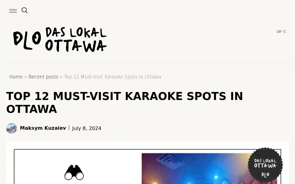 Screenshot of daslokalottawa.com