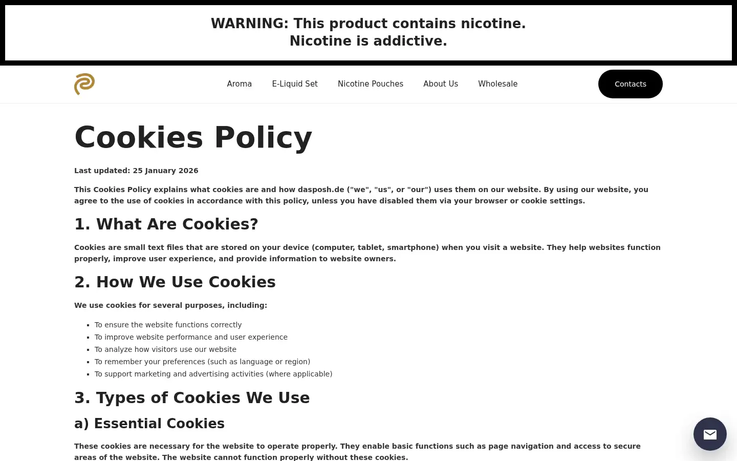 Screenshot of dasposh.de